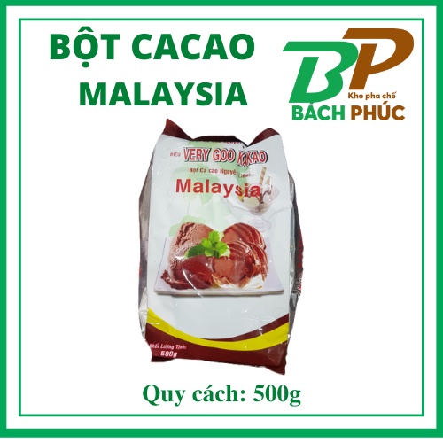 BỘT CACAO MALAYSIA 500G - NGUYÊN LIỆU PHA CHẾ - KHO PHA CHẾ ĐÀ NẴNG