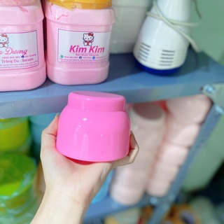 Hủ nhựa bầu hồng 120g đựng kem