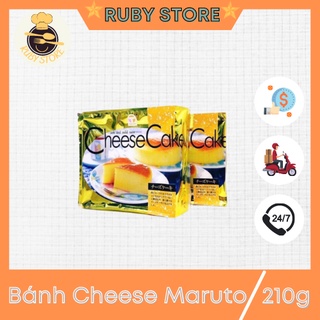 Bánh ngọt Maruto Cheese Cake Nhật Bản 210g Date xa