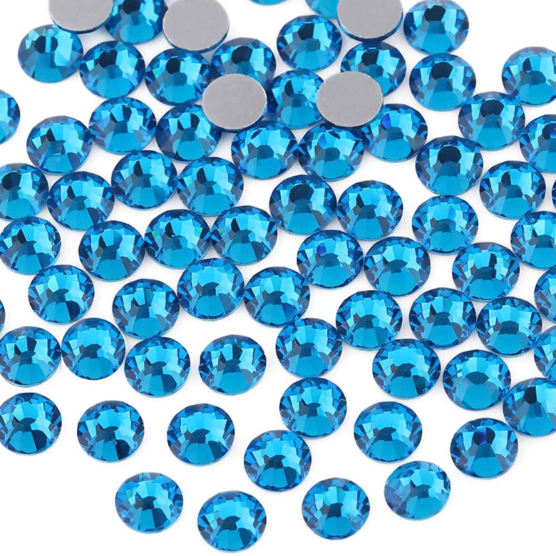 Set 1440 Viên Đá Pha Lê Tròn Phẳng Trang Trí Mặt / Móng Tay Nghệ Thuật SS20 (4.6-4.8mm)