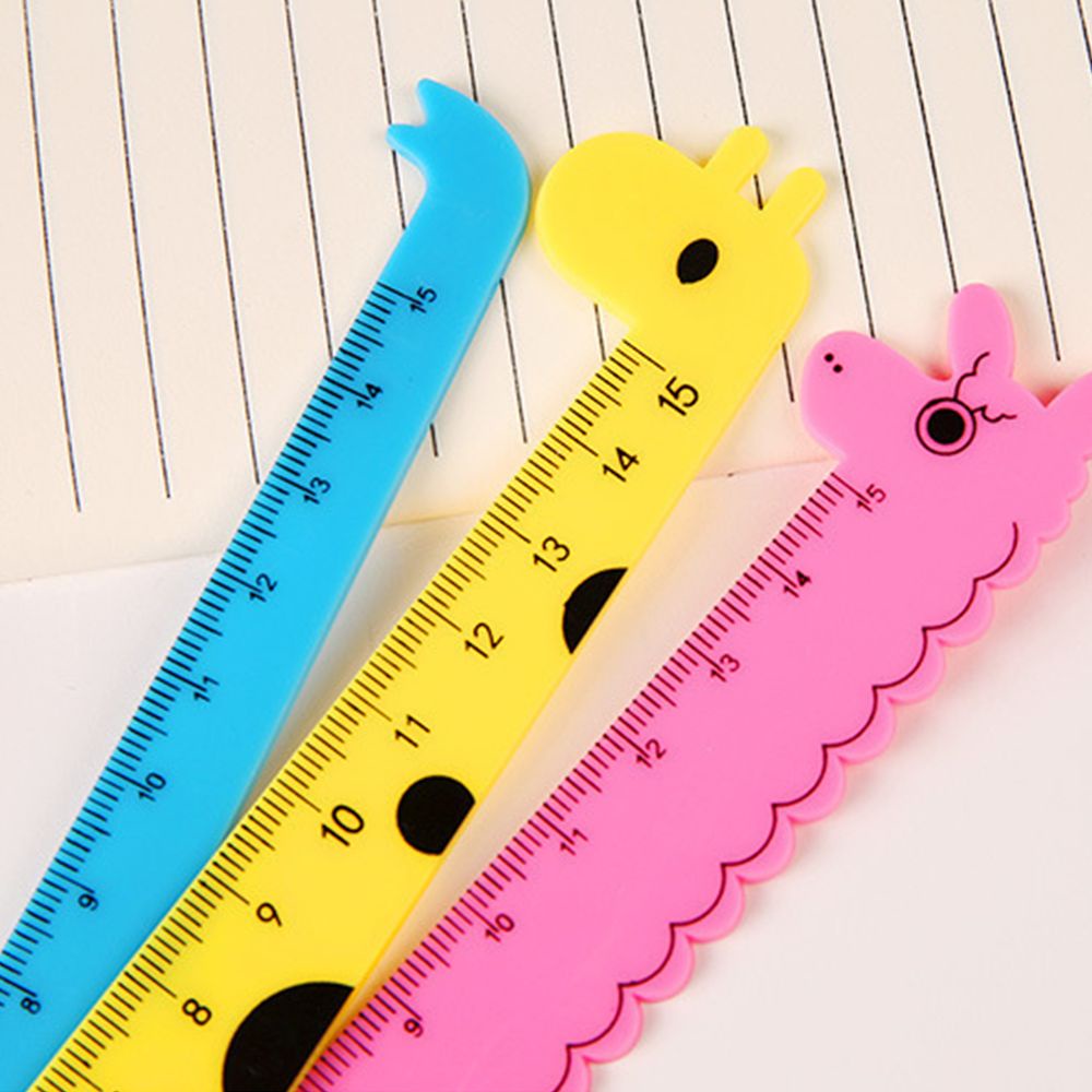Thước Kẻ Hình Hươu Cao Cổ Hoạt Hình Sáng Tạo Dễ Thương Dành Cho Bé