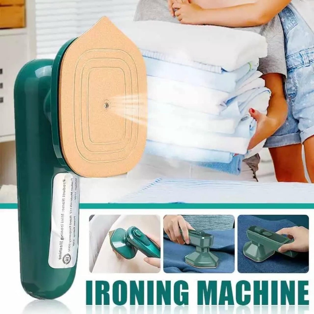 Bàn là hơi nước cầm tay mini ủi phẳng quần áo nhiều tư thế công suất 33W