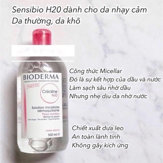 NƯỚC TẨY TRANG SẠCH DA BIO.DE.RMA