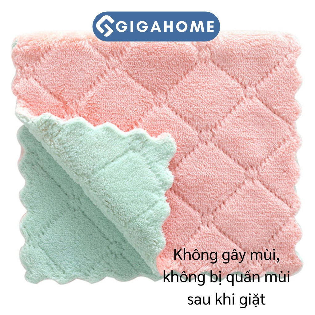 Khăn Lau Nhà Bếp Đa Năng 2 Mặt Siêu Thấm Hút GIGAHOME 5962