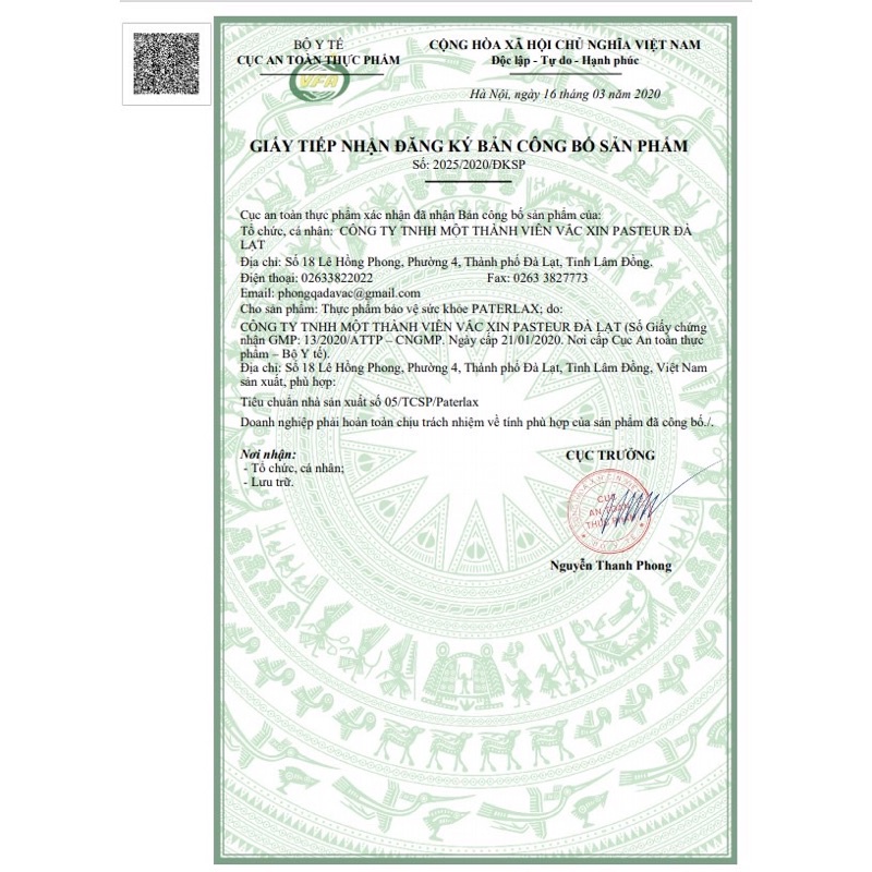 ✅ PATERLAX hỗ trợ bổ sung chất xơ, giúp cải thiện tình trạng táo bón
