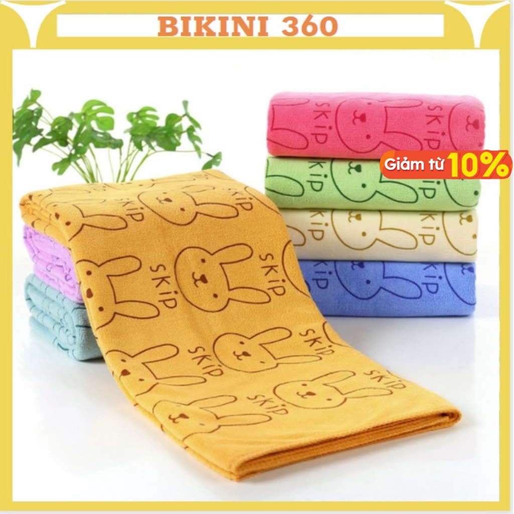 Khăn lau gương kính KG khăn lau đa năng lau tay lau xe oto siêu mềm mại không sổ lông không phai mầu có hình thú