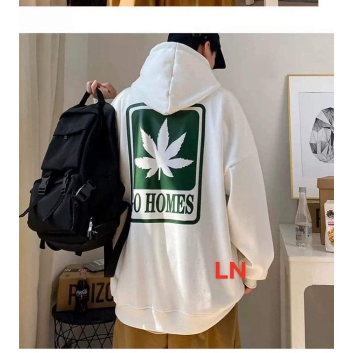 Áo hoodie hình lá Go Home DA6