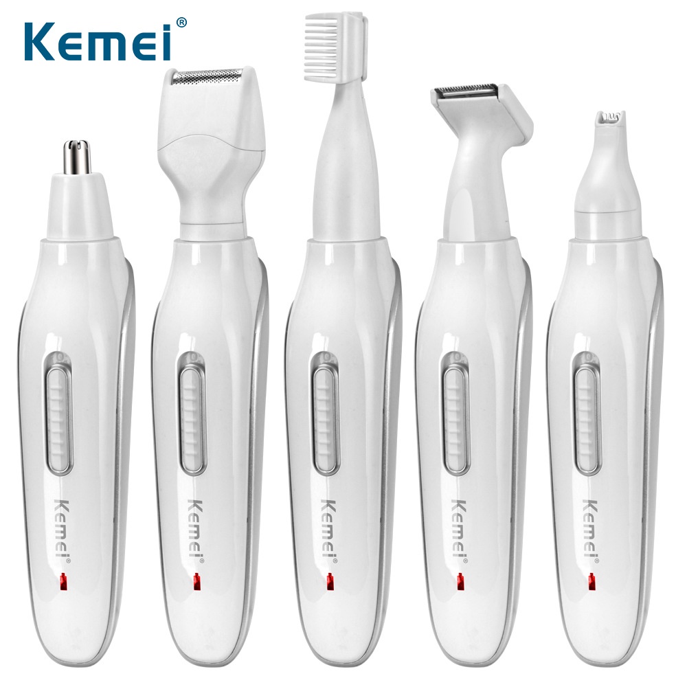 Máy tỉa lông mũi/ cắt tóc cạo râu Kemei tất cả trong một tiện dụng cho nam