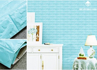 COMBO 10 TẤM XỐP DÁN TƯỜNG VÂN ĐÁ