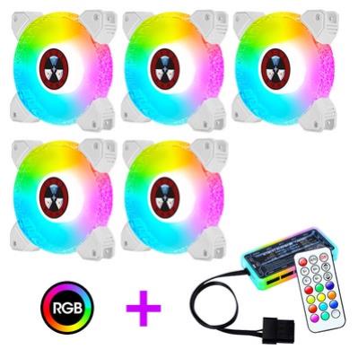Quạt Tản Nhiệt, Fan Led RGB case 12cm hub cpu pc SRHX