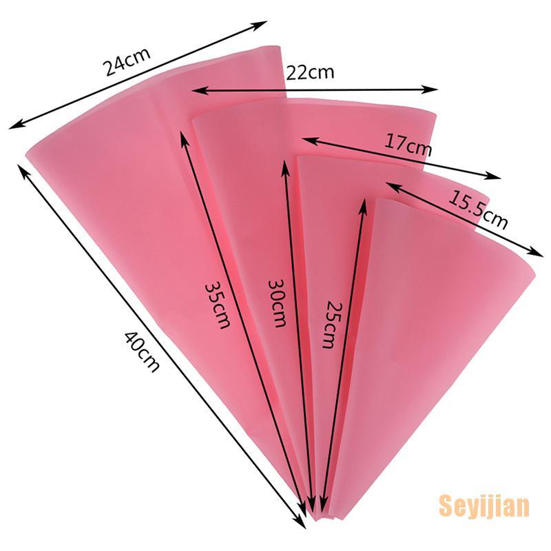 Túi bắt kem trang trí bánh tiện dụng DIY tùy chọn kích thước