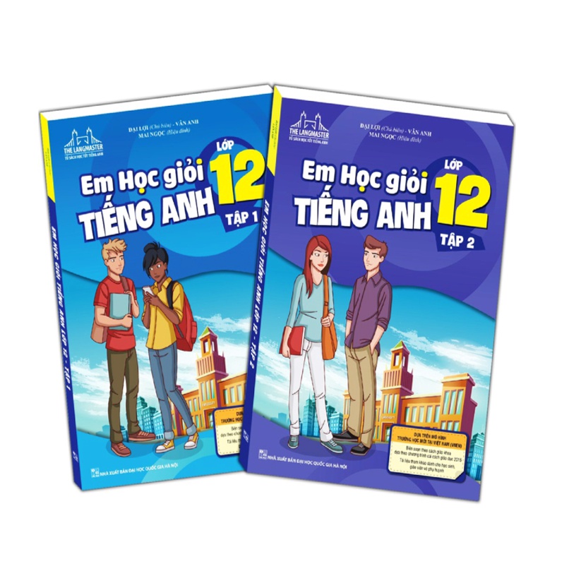 Sách - Combo Em học giỏi tiếng anh lớp 12 (T1 + T2)