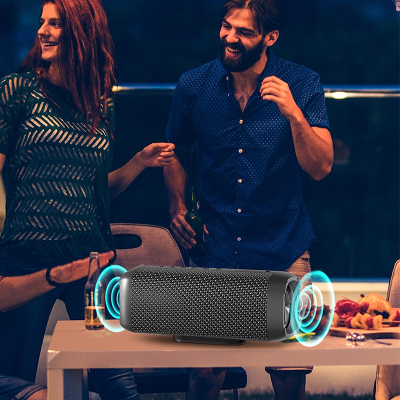 Loa Nghe Nhạc Bluetooth Công Suất PKCB 388 80W TWS 160W 6600mAh USB, Thẻ nhớ, Line in 3.5mm, Chíp DSP Hàng chính hãng