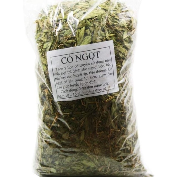 Cỏ Ngọt sấy khô.xanh.ngon lá