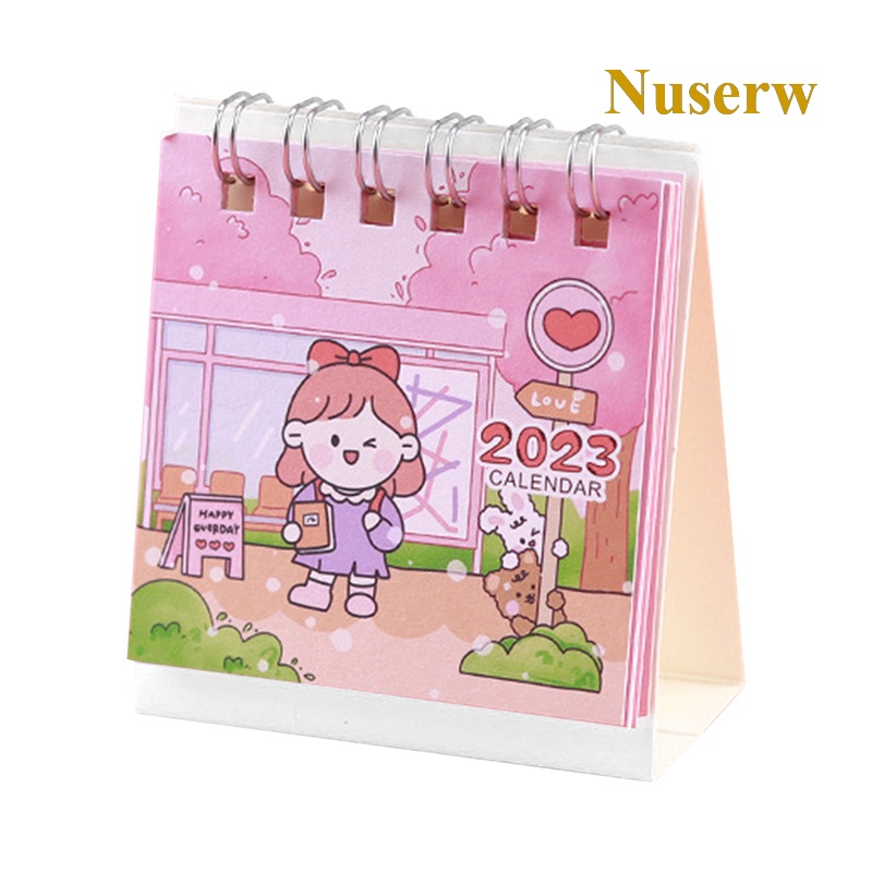 Lịch Để Bàn Mini Năm 2022-2023 Họa Tiết Hoạt Hình Dễ Thương