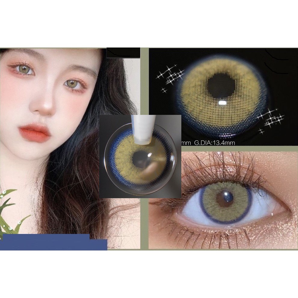 Kính áp tròng Colorhunter Dùng 1 Năm 14.0mm 0 - 8 Độ 1 cặp