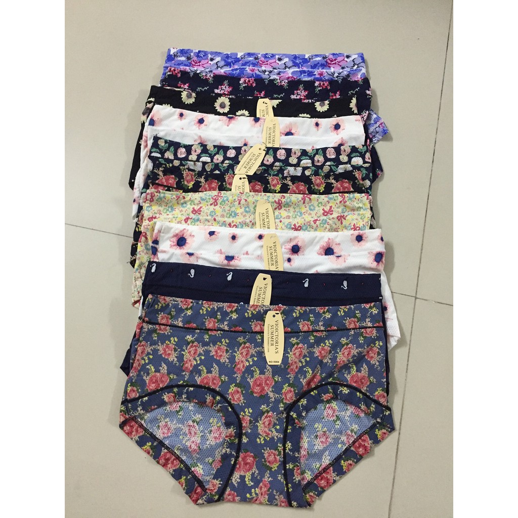 (HỘP 10 chiếc) QUẦN LÓT HOA ĐIỀU HÒA, ĐÚC ĐẠI CỰC ĐẸP, mã 5084, Hàng loại 1 Siêu Hot, Siêu Đẹp (Ảnh thật)