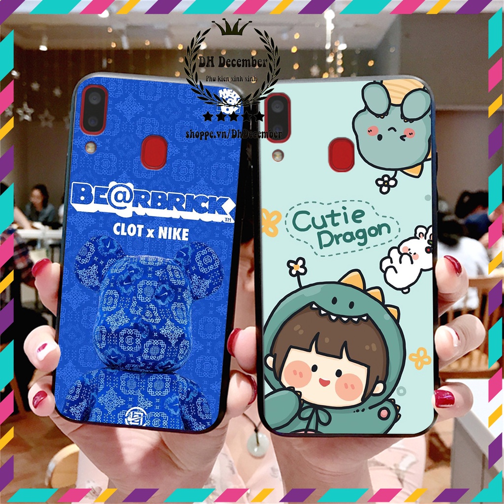 Ốp lưng Samsung A20 / A30 in hình 3D lucky, gấu Beer xinh xắn - KHÔNG NÊN BỎ LỠ
