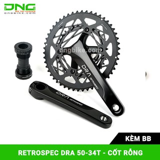 Giò dĩa xe đạp RETROSPEC DRA 50-34T kèm BB2441