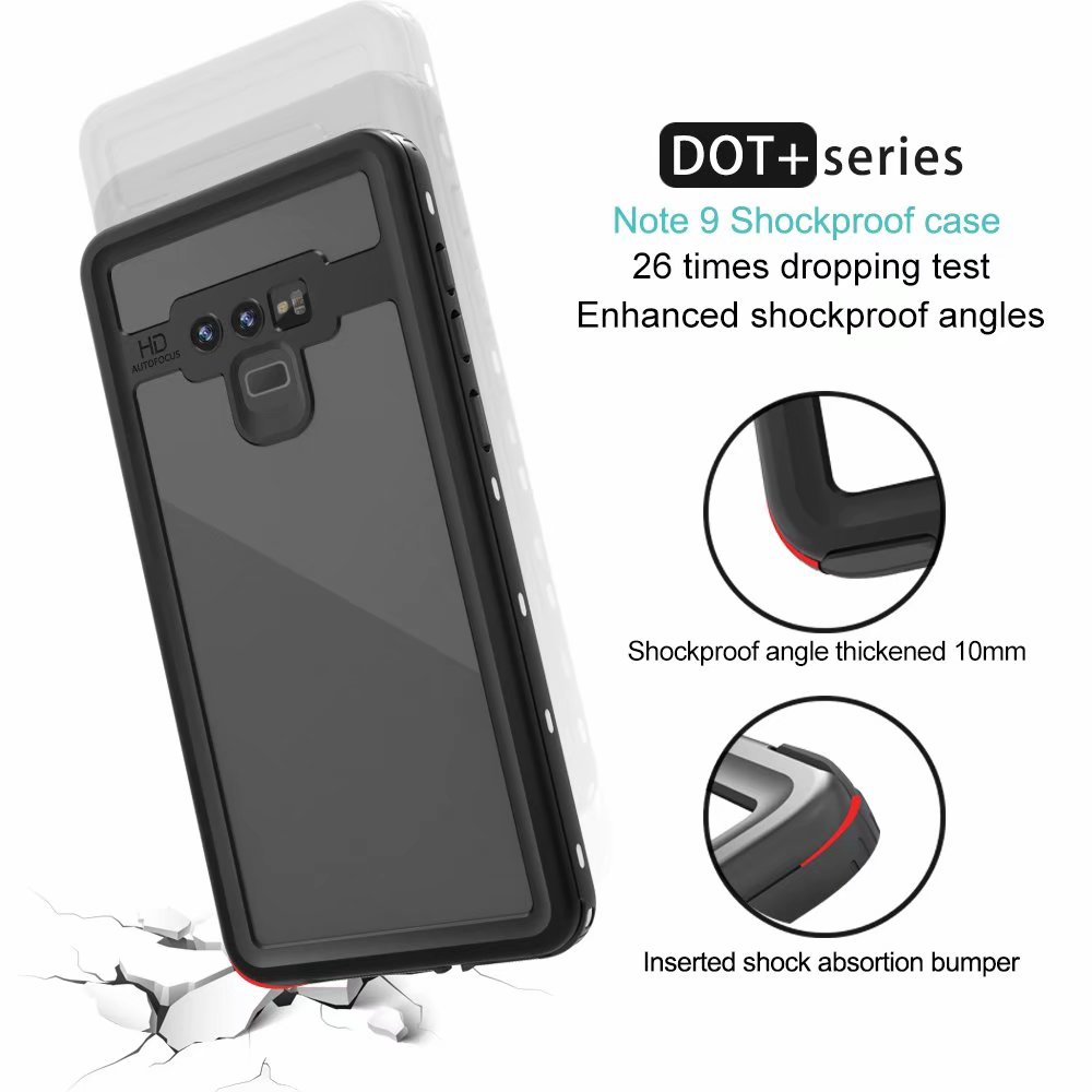 Ốp Điện Thoại Chống Sốc IP68 Chống Bụi Chống Nước Bảo Vệ 360 Độ Cho Samsung Galaxy S10 Plus S9 S9 Plus Note 9 Note 8