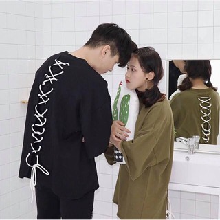 áo phông đan dây sau lưng