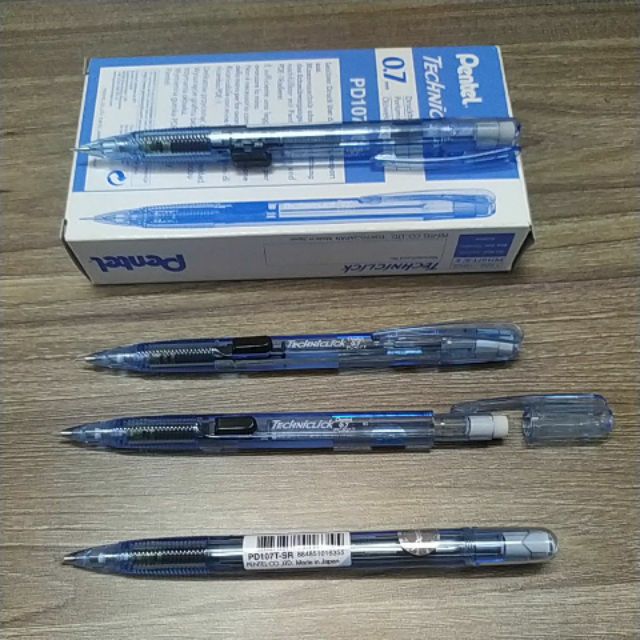 1 Cây Bút Chì Bấm Kim 0.7mm Pentel TECHNICLICK PD107T-S