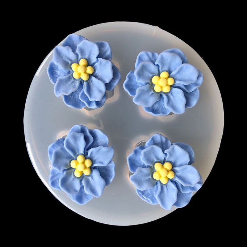 Khuôn Silicone Hình Hoa Làm Đồ Trang Sức Thủ Công Tiện Dụng