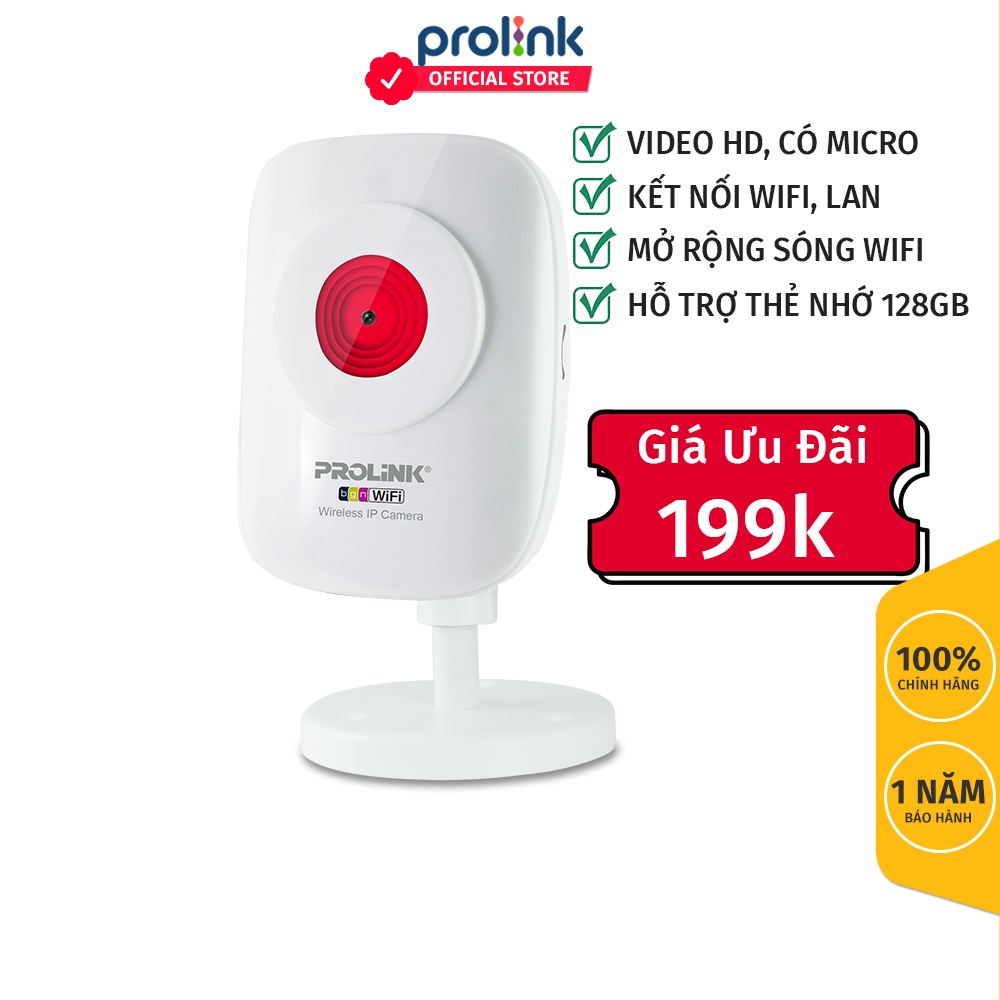 Camera IP WIFI Prolink PIC2001WE