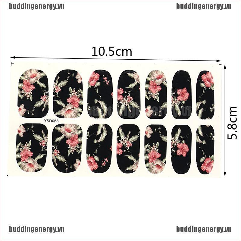 1 Tấm Hình Dán Móng Tay YSD052-YSD055