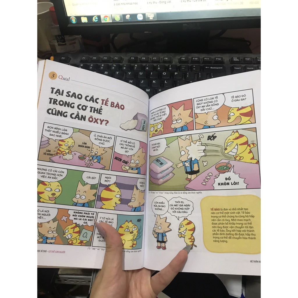 Sách - Quiz ! Khoa học kỳ thú - Cơ thể con người ( khổ nhỏ)