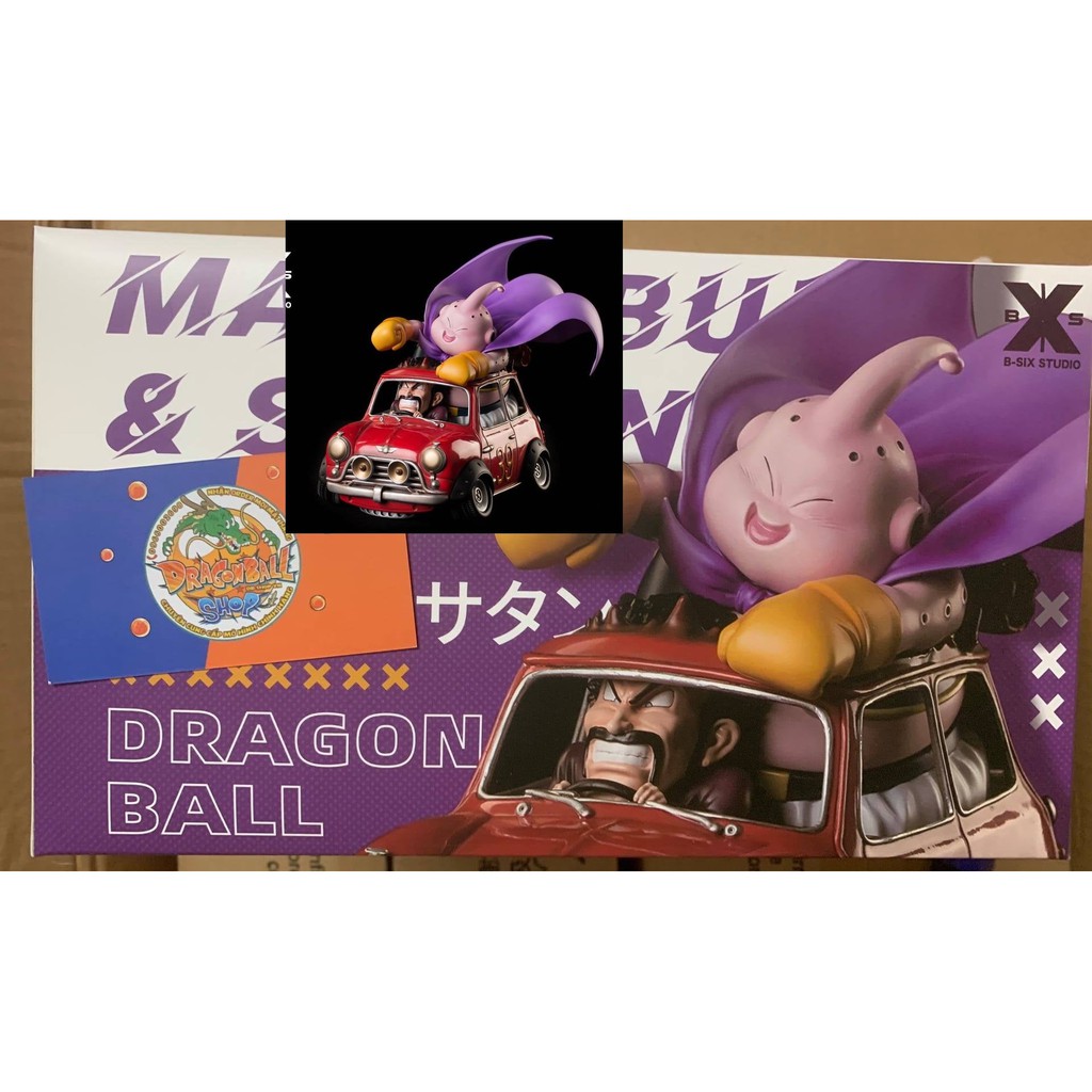 Mô hình RESIN Dragonball chính hãng - Buu &amp; Santa lái xe ô tô - B-Six Studio