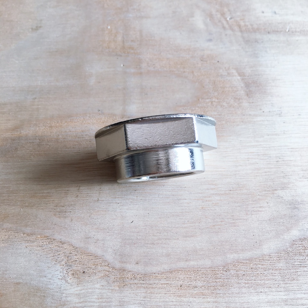 Tán lồng máy giặt bằng inox  Ốc đầu khẩu lồng máy giặt lục giác 38mm - Ecu siết lồng máy giặt