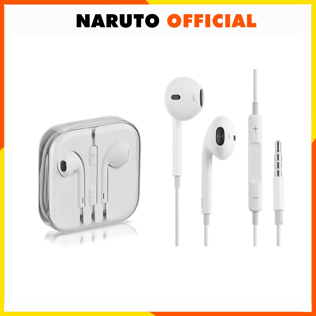 Tai Nghe táo 5 5s 6s 6 Plus jack 3.5mm dùng cho táo samsung sony oppo xiaomi có dây chống ồn chơi game nghe nhạc
