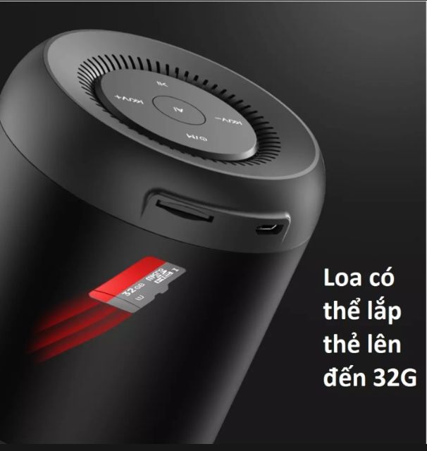 loa di động bluetooth 5.0  BONKS Q33 âm thanh HIFI , BASS siêu chắc , stereo speaker ,  hỗ trợ thẻ nhớ đến 32G