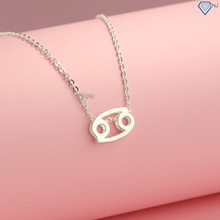 Dây chuyền bạc cung hoàng đạo cự giải DCN0485 - Shop Trang Sức Bạc