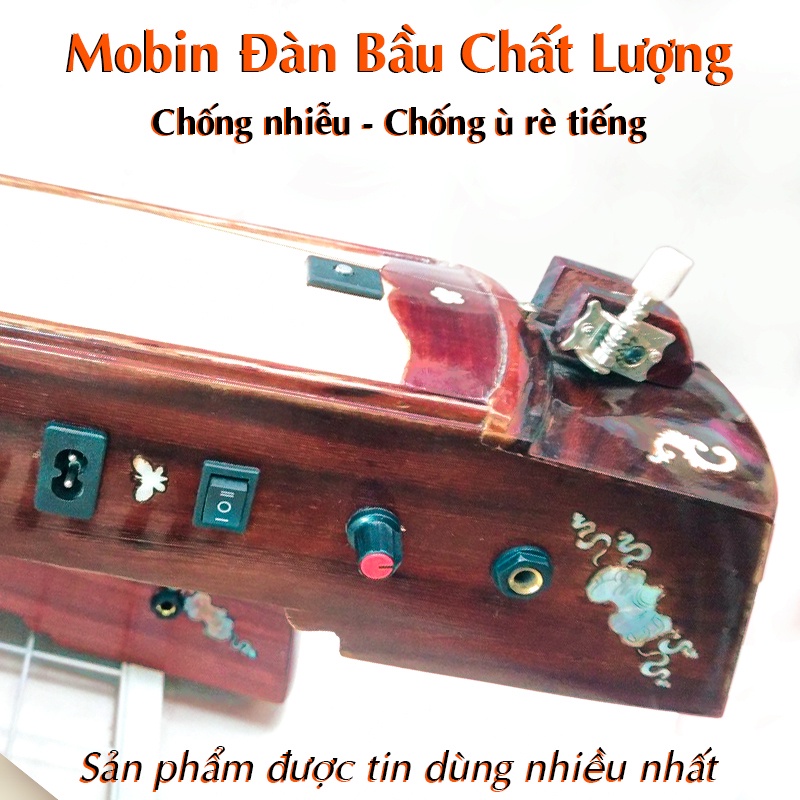 Phụ Kiện Đàn Bầu - cần đàn - quả loa - mobin - khóa - dây đàn - móng gảy các loại