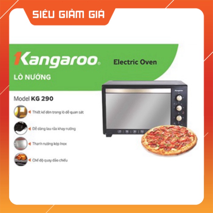 [Siêu Giảm Giá] Lò nướng Kangaroo KG290 38L (Hộp Xấu)