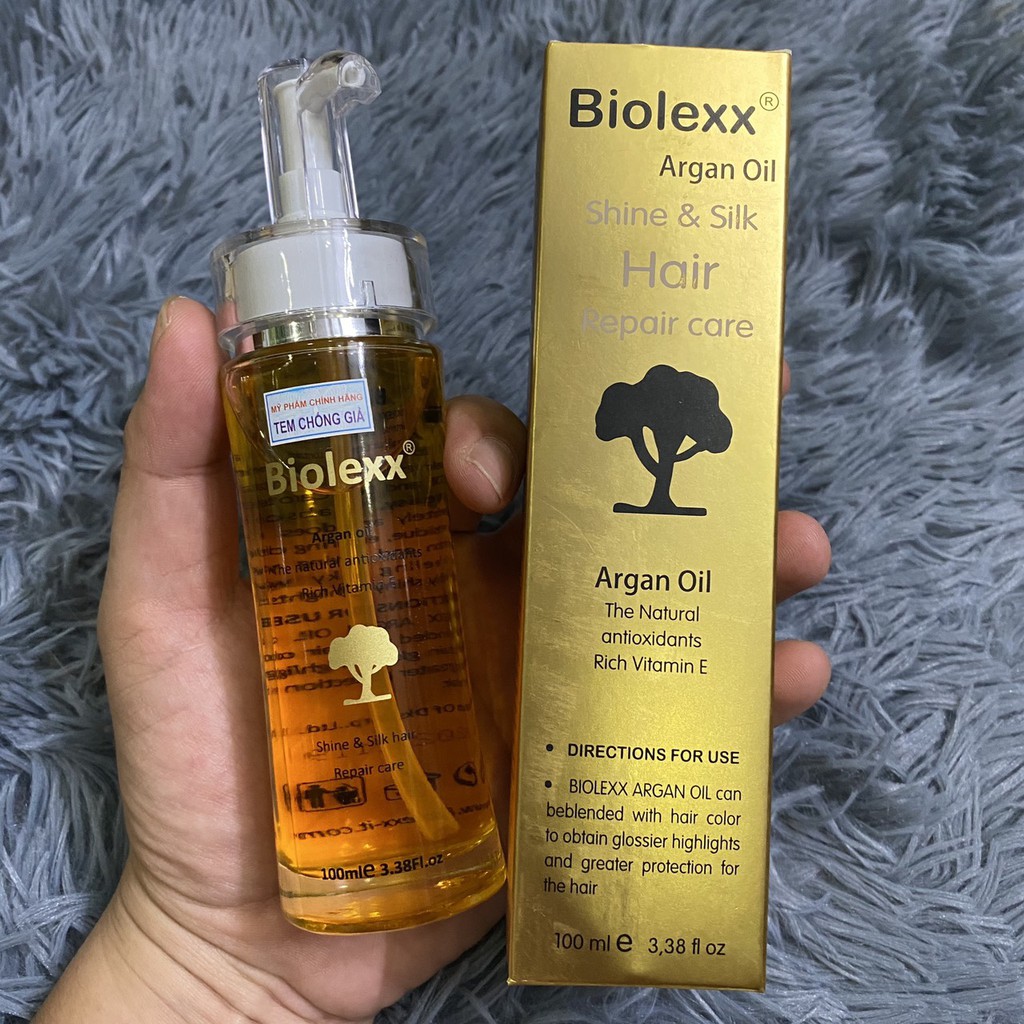 Tinh dầu dưỡng tóc cao cấp Biolexx Argan Oil 100ml (Italia)