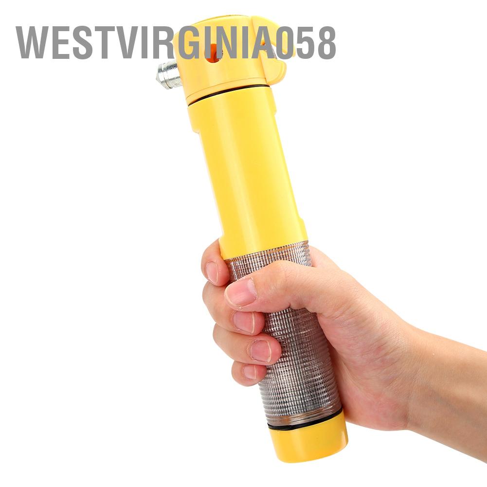 Westvirginia058 Westvirginia058 Búa an toàn thoát hiểm 4 trong 1 Máy cắt dây Đèn pin cảnh báo