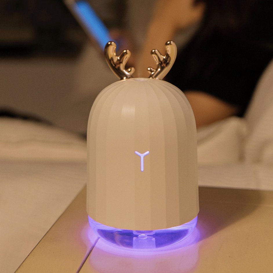 (0715) Máy Phun Sương Tạo Ẩm Hình Hoa Oải Hương 3life