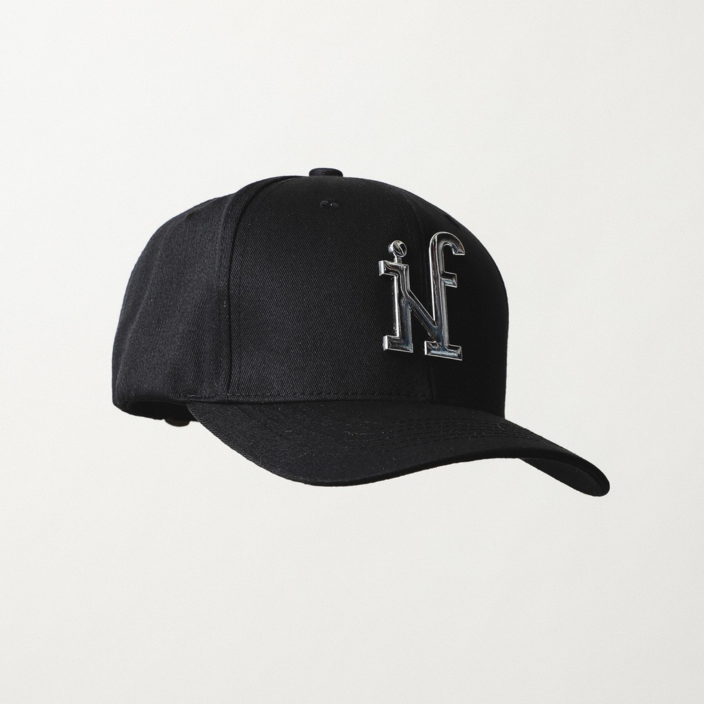 Nón Đen Logo INF Thép 