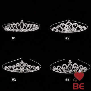 YADORNOS Vương miện đính đá pha lê phong cách Hàn Quốc