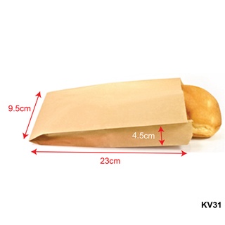 Túi bánh mì nâu trơn (1000 cái)