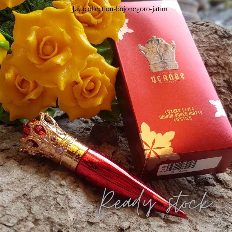 (hàng Mới Về) Son Lì Ucanbe Chất Son Mịn Như Nhung Thiết Kế Vỏ Son Phong Cách Nữ Hoàng
