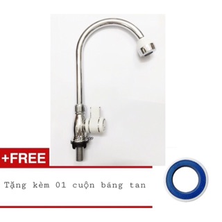 Vòi Rửa Bát Lạnh Cần Cứng Cắm Chậu+ 01 Băng Tan