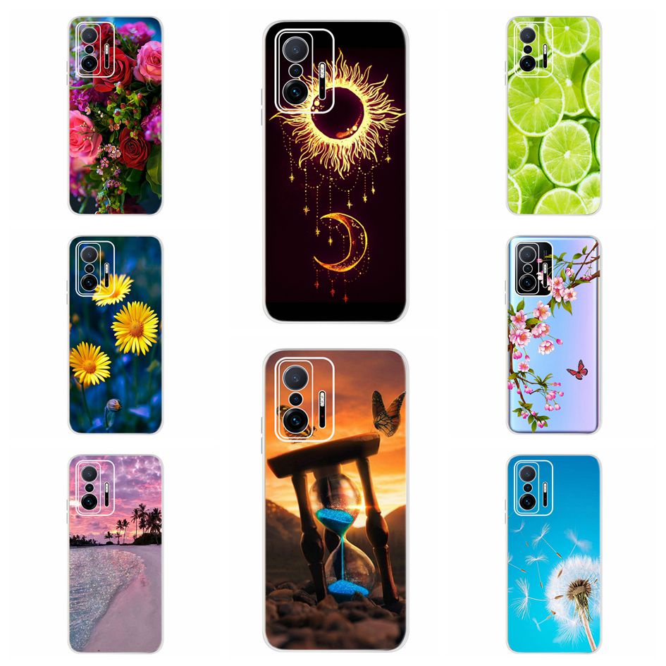 Ốp điện thoại silicone mềm chống sốc in hình thời trang cho Xiaomi 11 Mi 11 Lite Xiomi Mi 11T Pro Mi11 11Lite 5G