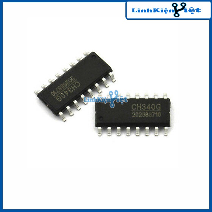 Ic chức năng CH340G chân dán SOP16 dùng trong mạch chuyển đổi tín hiệu