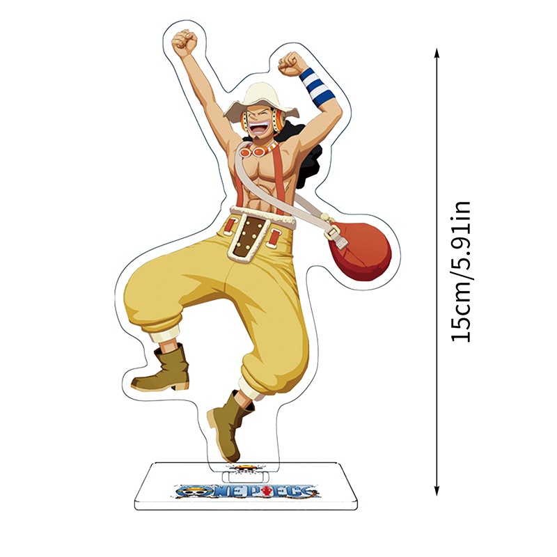 Mô Hình Nhân Vật Luffy Roronoa Zoro Tony Chopper Trong One Piece Bằng Acrylic Kích Thước 16Cm
