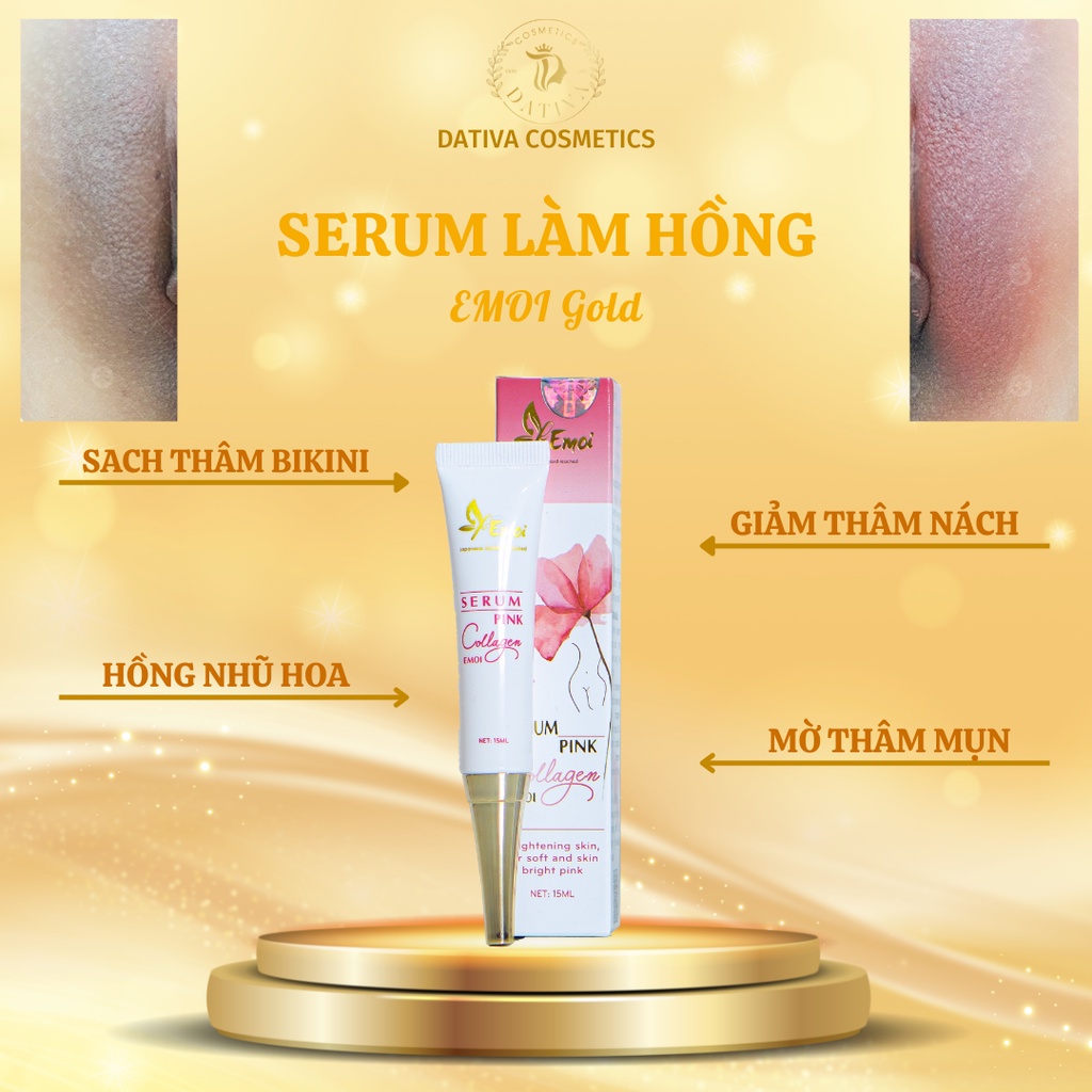 Làm Hồng - Làm Hồng Môi - Nhũ Hoa - Vùng Kín - Serum Pink Emoi Nhật Bản - Chính Hãng