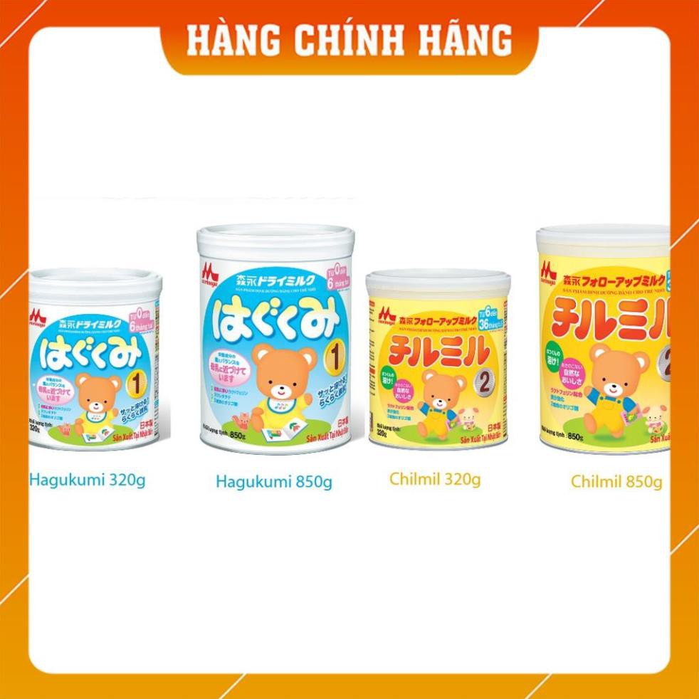 FREESHIP - [HÀNG NỘI ĐỊA NHẬT] Sữa Morinaga số 1 và số 2 - 320gr/850gr [DATE 04/2022]